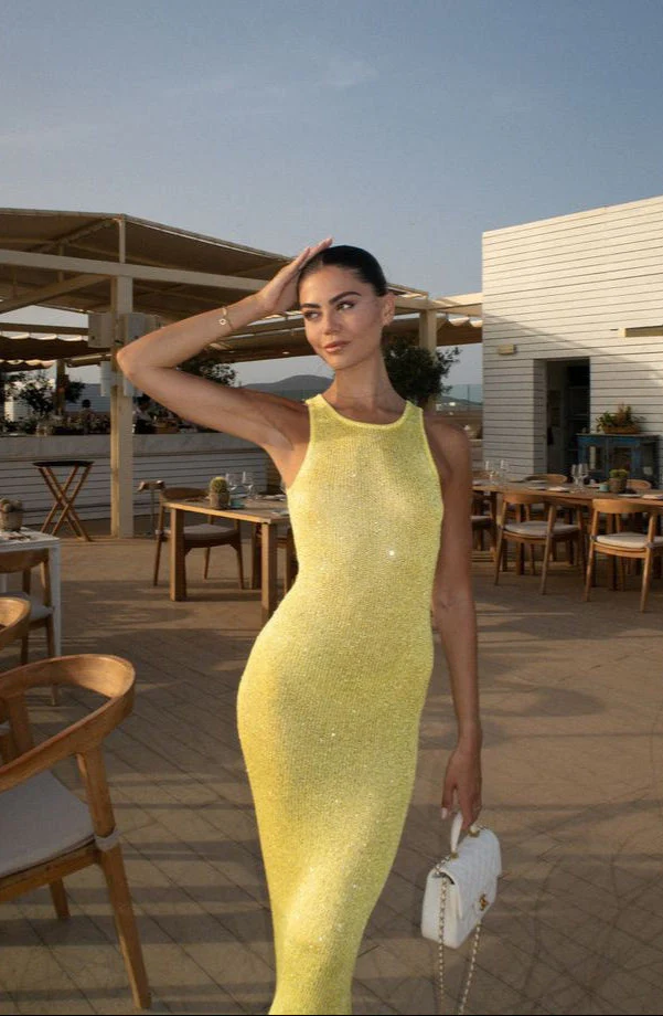 MAUDE | LANGES ÄRMELLOSES KLEID - Image 7