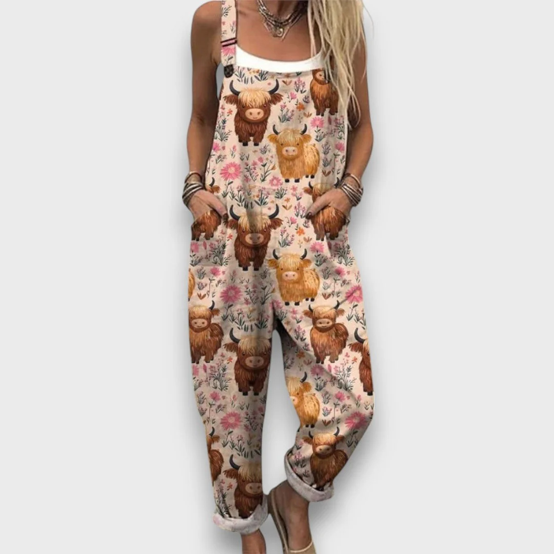 Mavi – Latzhose mit Bienenprint und Sommerflair - Image 2