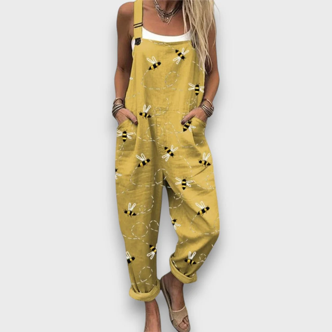 Mavi – Latzhose mit Bienenprint und Sommerflair - Image 4