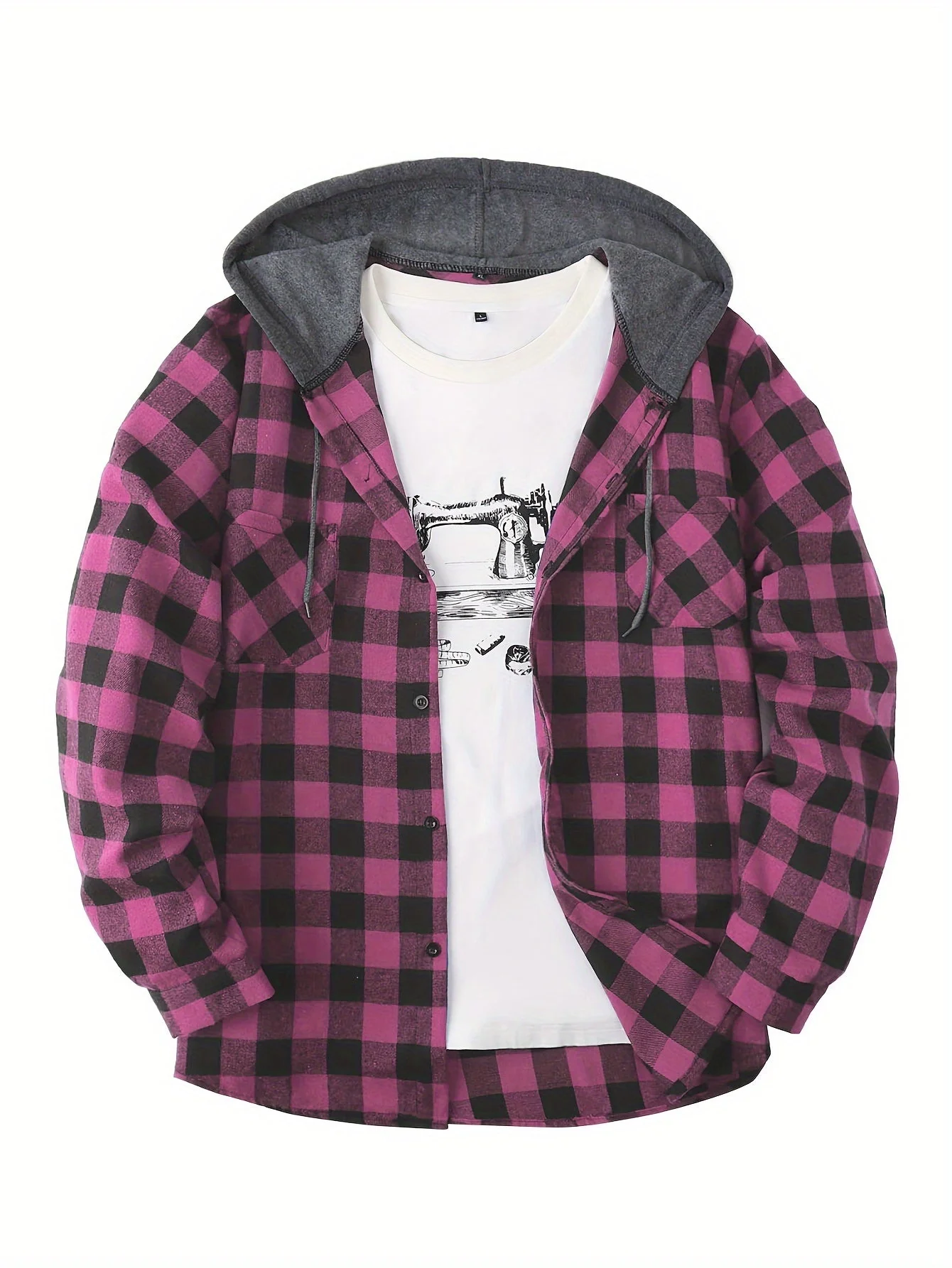 MAX HOODIE FLANELLJACKE - Image 4