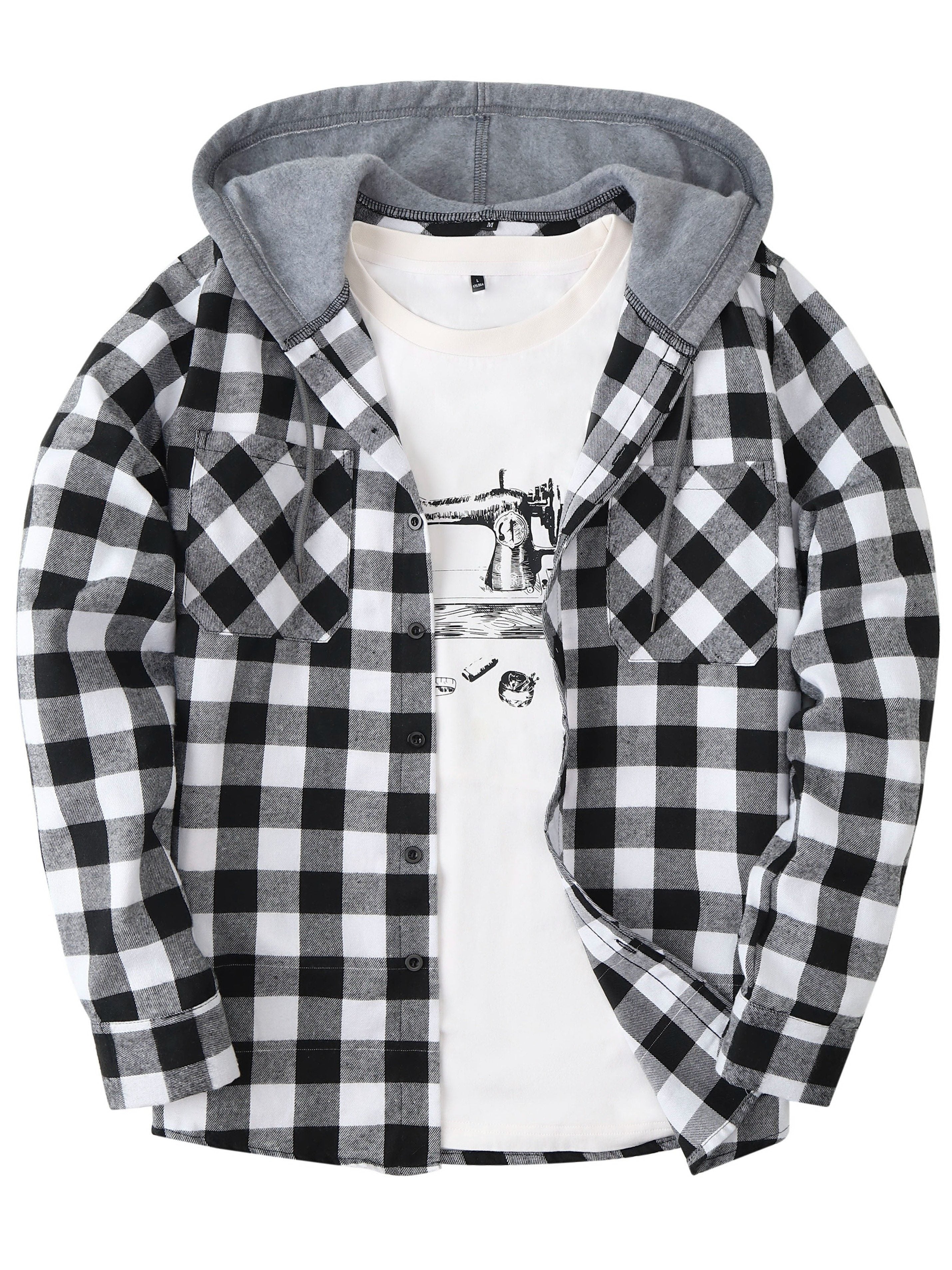 MAX HOODIE FLANELLJACKE - Image 5