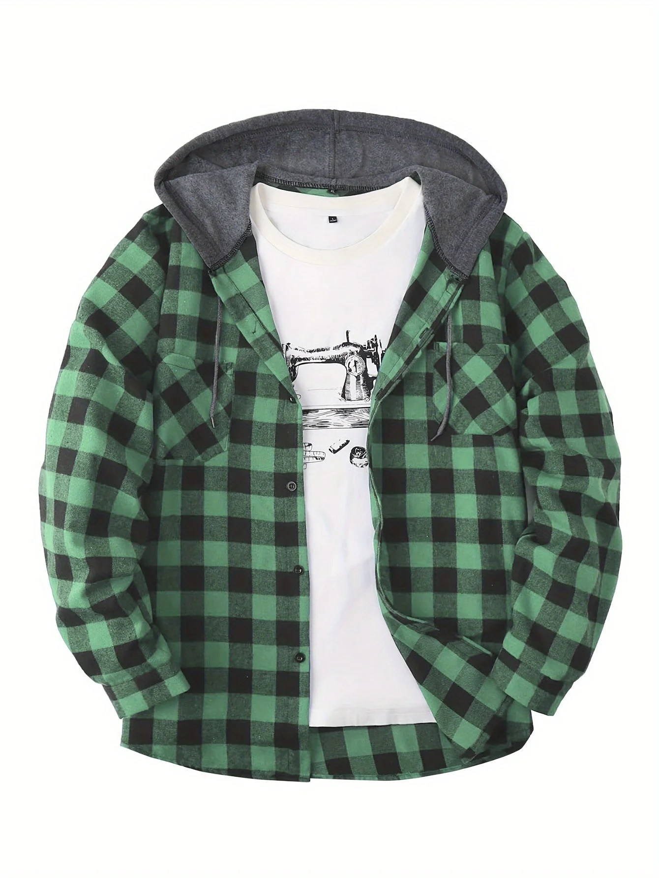 MAX HOODIE FLANELLJACKE - Image 7