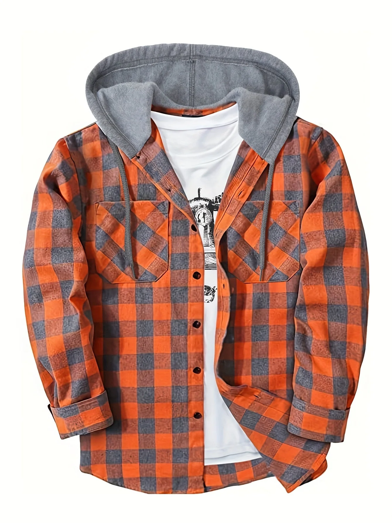 MAX HOODIE FLANELLJACKE - Image 9