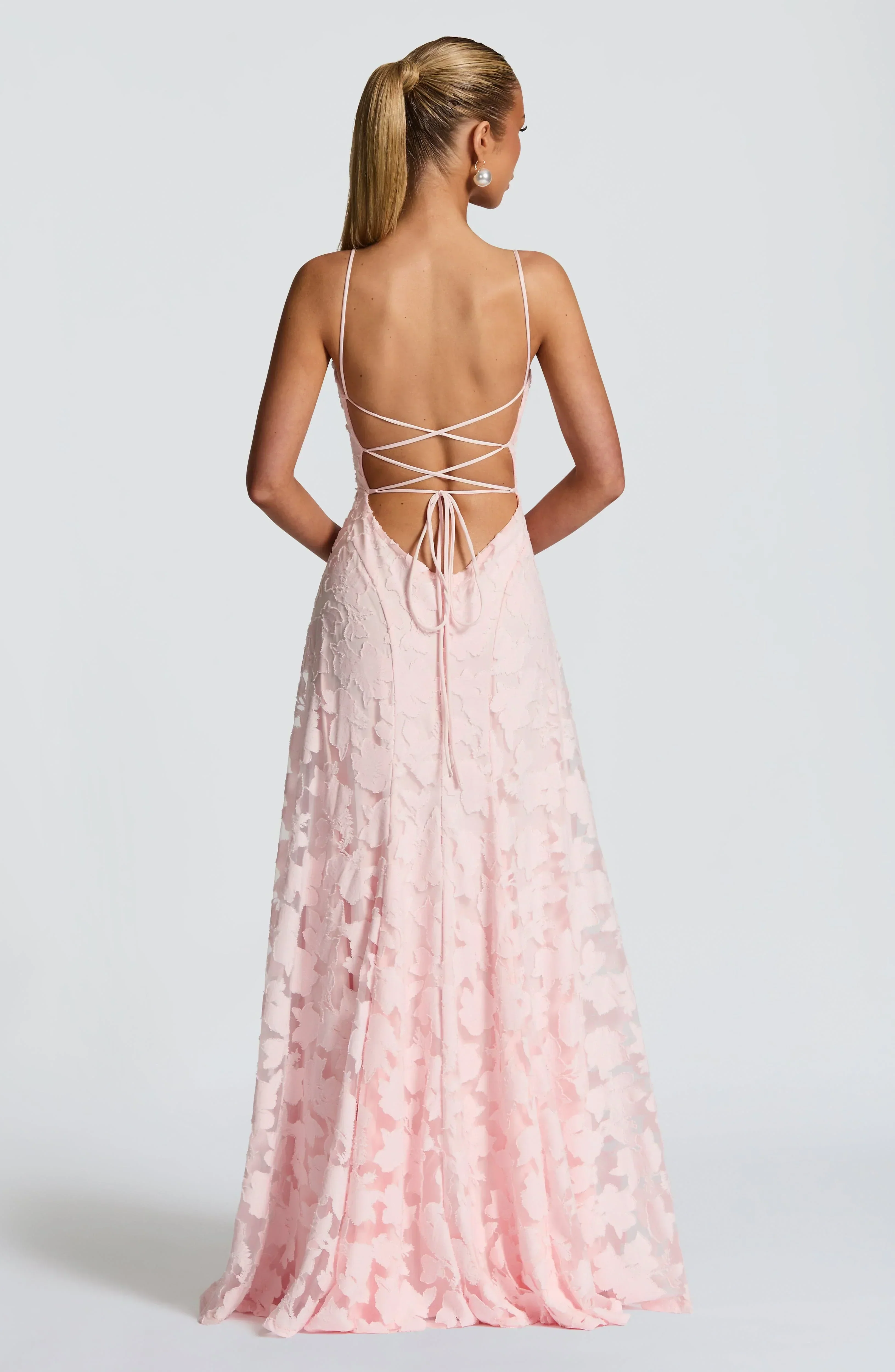 Elfriede | Damen Maxikleid Blumenmuster Spaghettiträger – Blumen Maxi Träger 2026 - Image 2