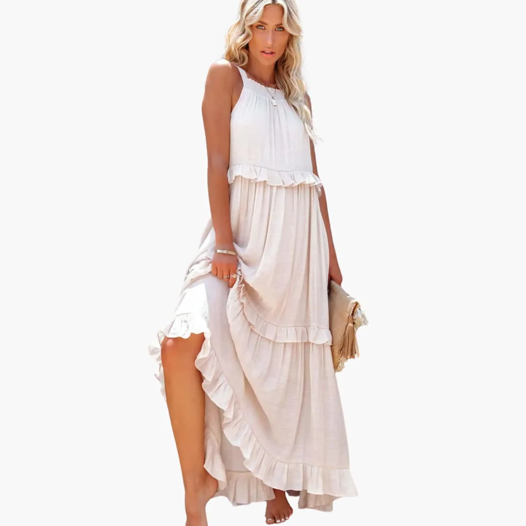Maxikleid Stufen - Rüschenkleid für Damen, elegant & luftig - Image 16