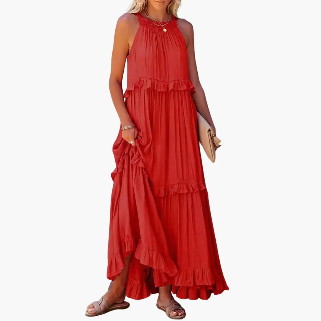 Maxikleid Stufen - Rüschenkleid für Damen, elegant & luftig - Image 18
