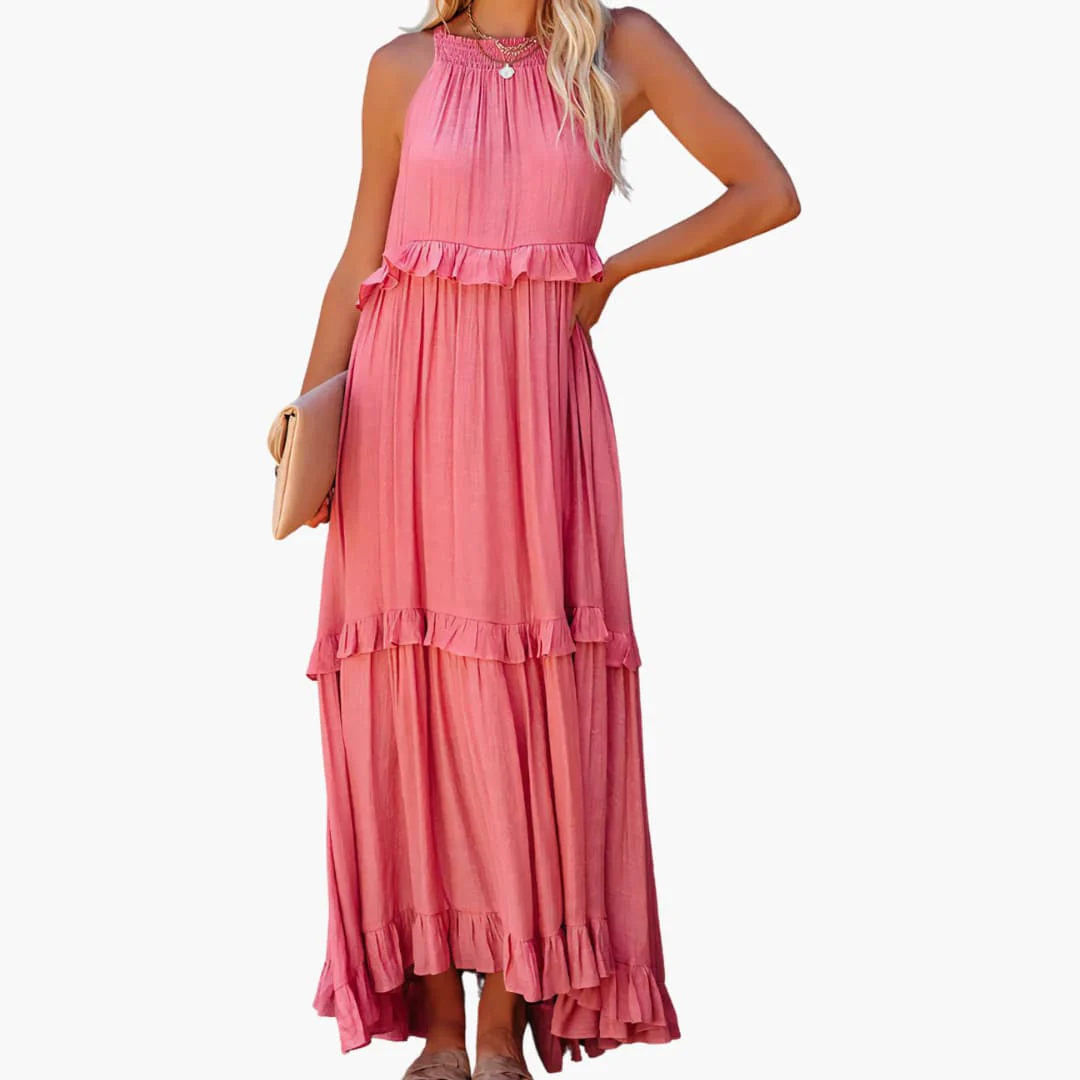 Maxikleid Stufen - Rüschenkleid für Damen, elegant & luftig - Image 27