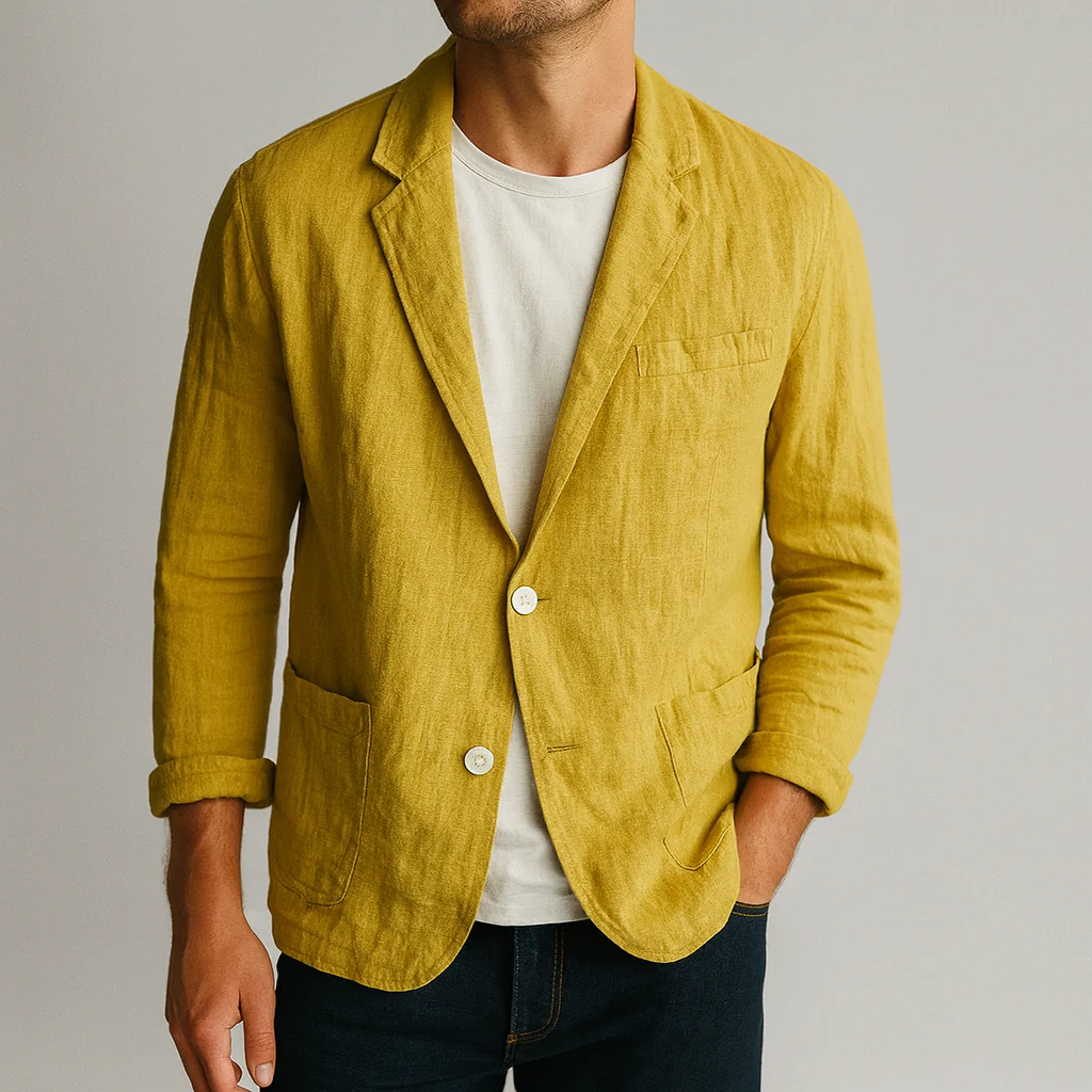 Maximilian | Leichte Strickjacke aus Leinenmischung - Image 2