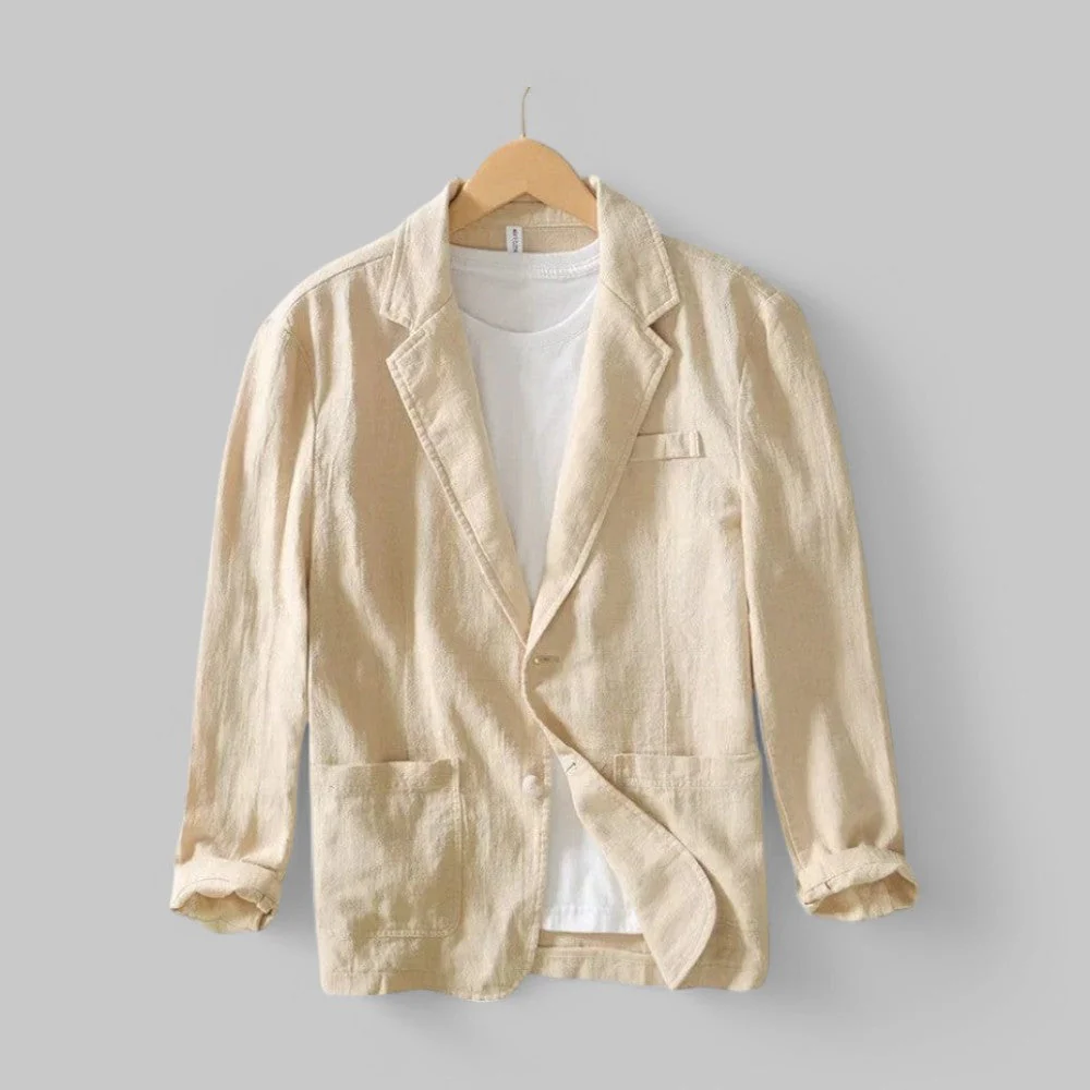 Maximilian | Leichte Strickjacke aus Leinenmischung - Image 4