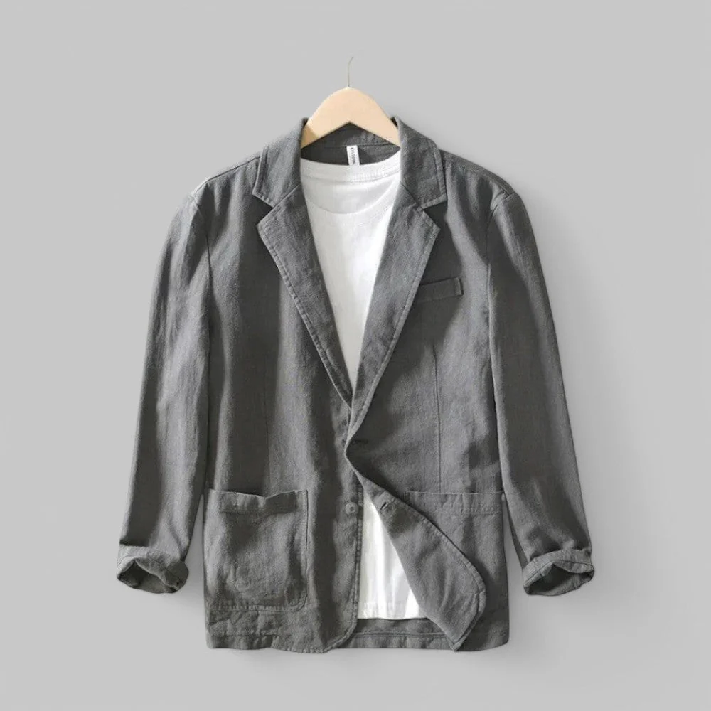 Maximilian | Leichte Strickjacke aus Leinenmischung - Image 6