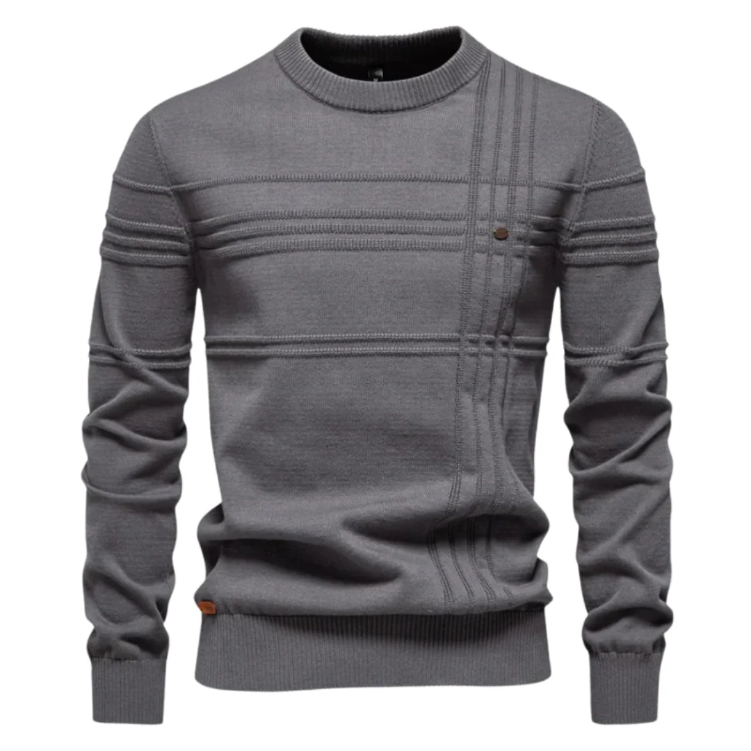 Maziarz - Eleganter Pullover Mit Karomuster - Image 2