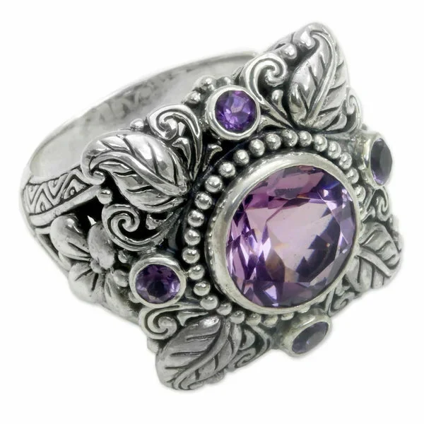 Meditation Amethyst Kristall Blume - Image 2