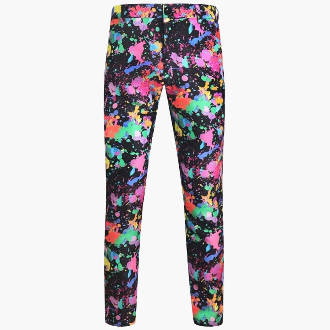 Mehrfarbiger Slim-Fit-Anzug für Herren - Moderner Look - Image 3