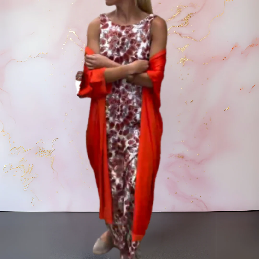 Mel | Elegantes Kleid mit Strickjacke - Image 4