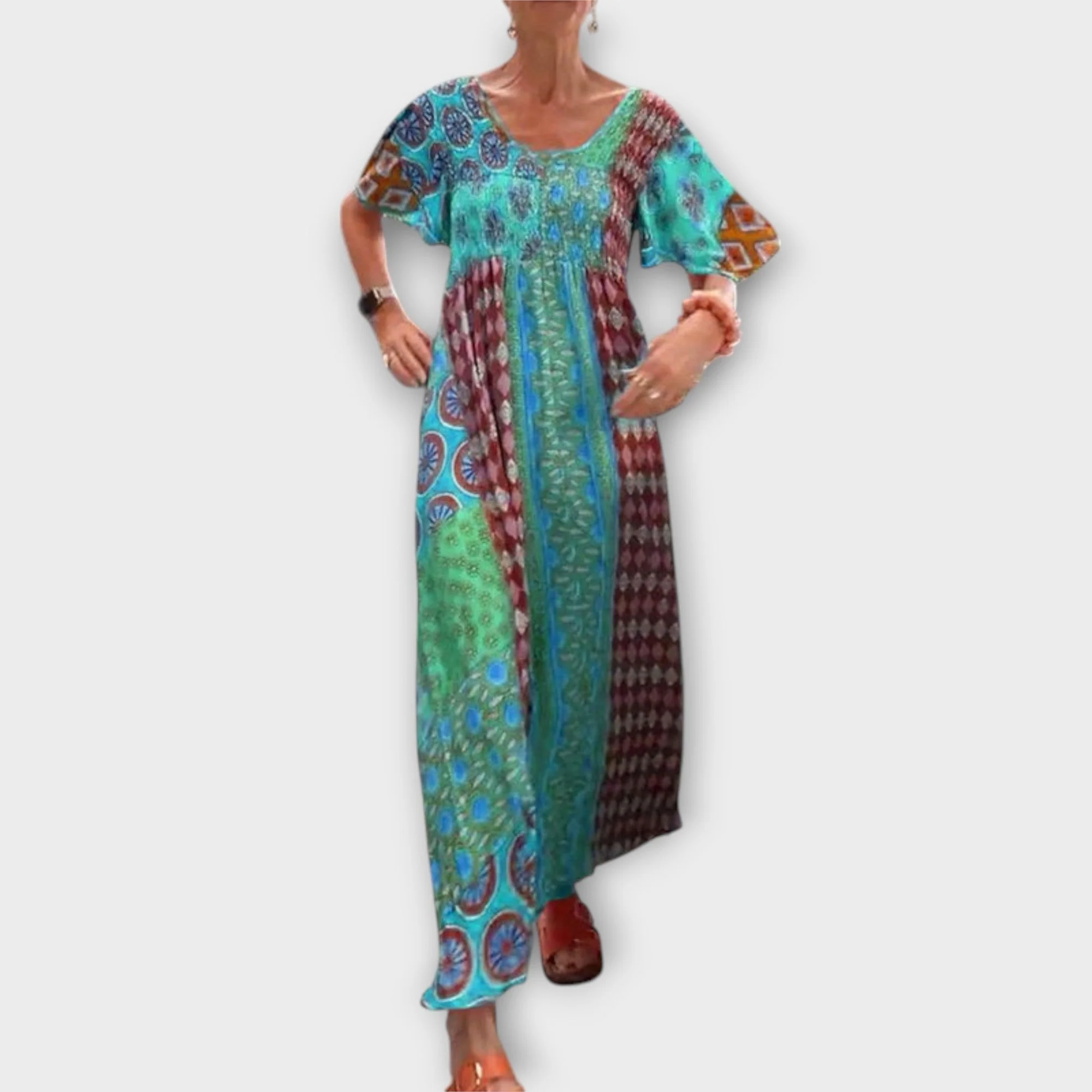 Melania - Lebhaftes Boho-Kleid im trendigen Stil - Image 3