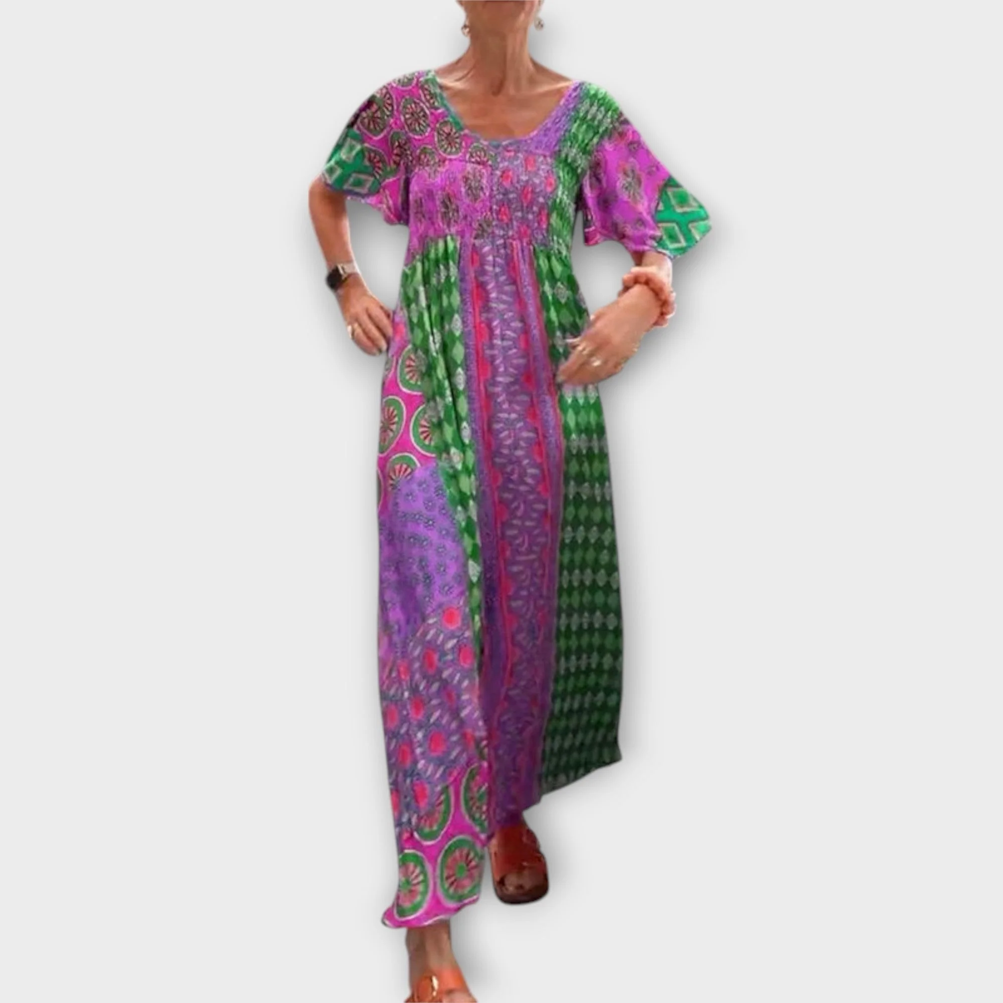 Melania - Lebhaftes Boho-Kleid im trendigen Stil - Image 4
