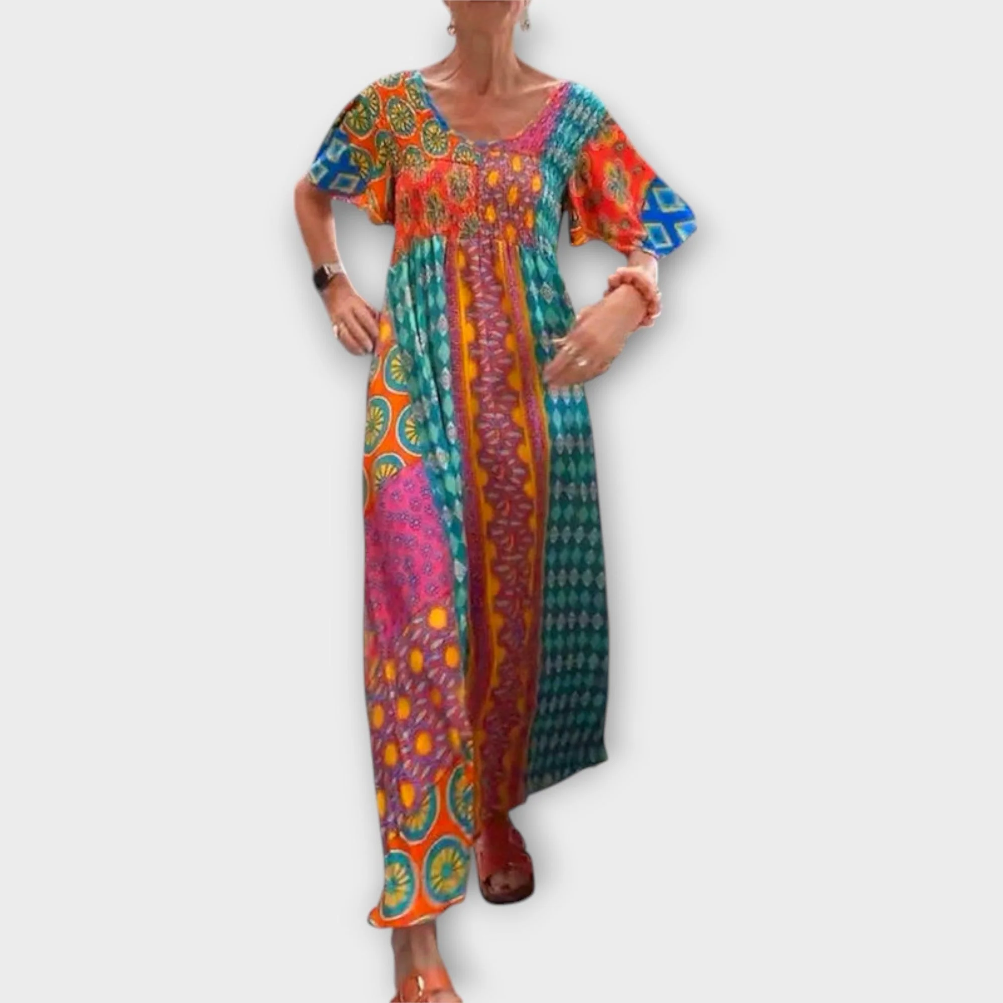 Melania - Lebhaftes Boho-Kleid im trendigen Stil - Image 7