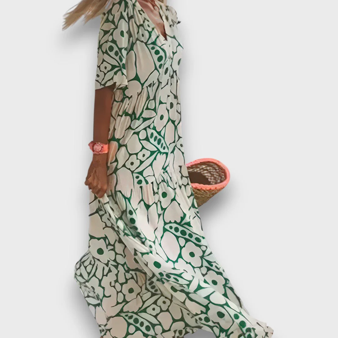 Melina – Luftiges kleid mit V-Ausschnitt - Image 4
