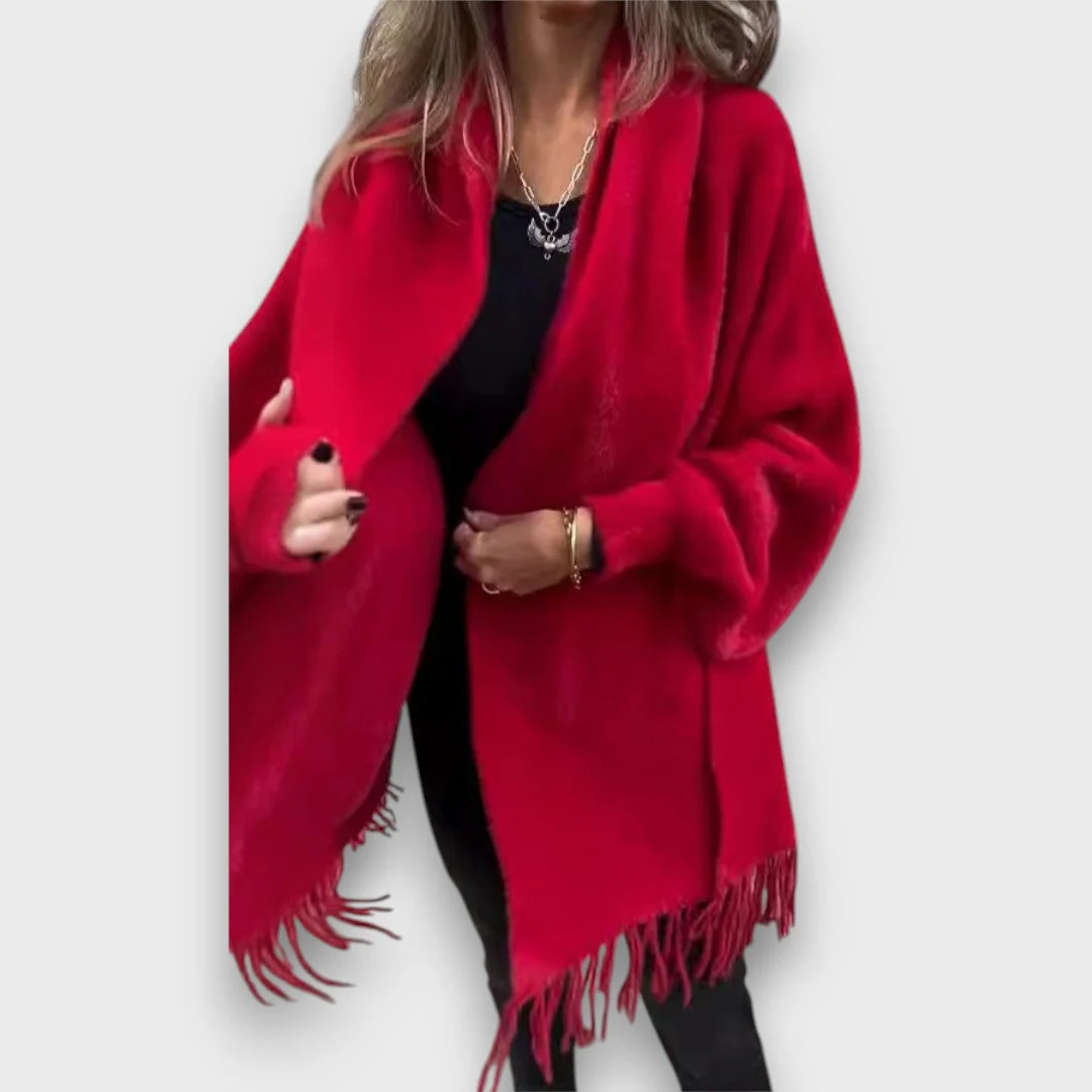 Meliora – Elegante Strickjacke mit Fransen - Image 3