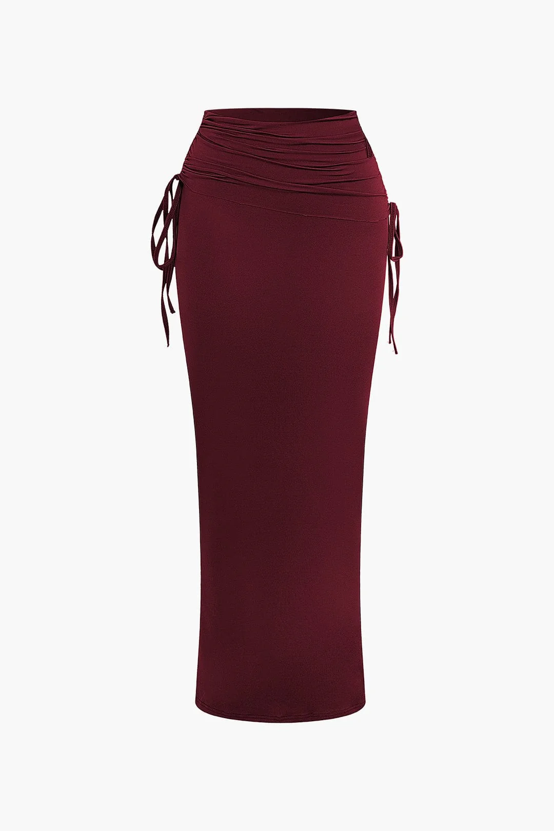 Melody | Asymmetrisches Zweiteiler-Set mit One-Shoulder Crop-Top & Maxi-Rock - Image 12