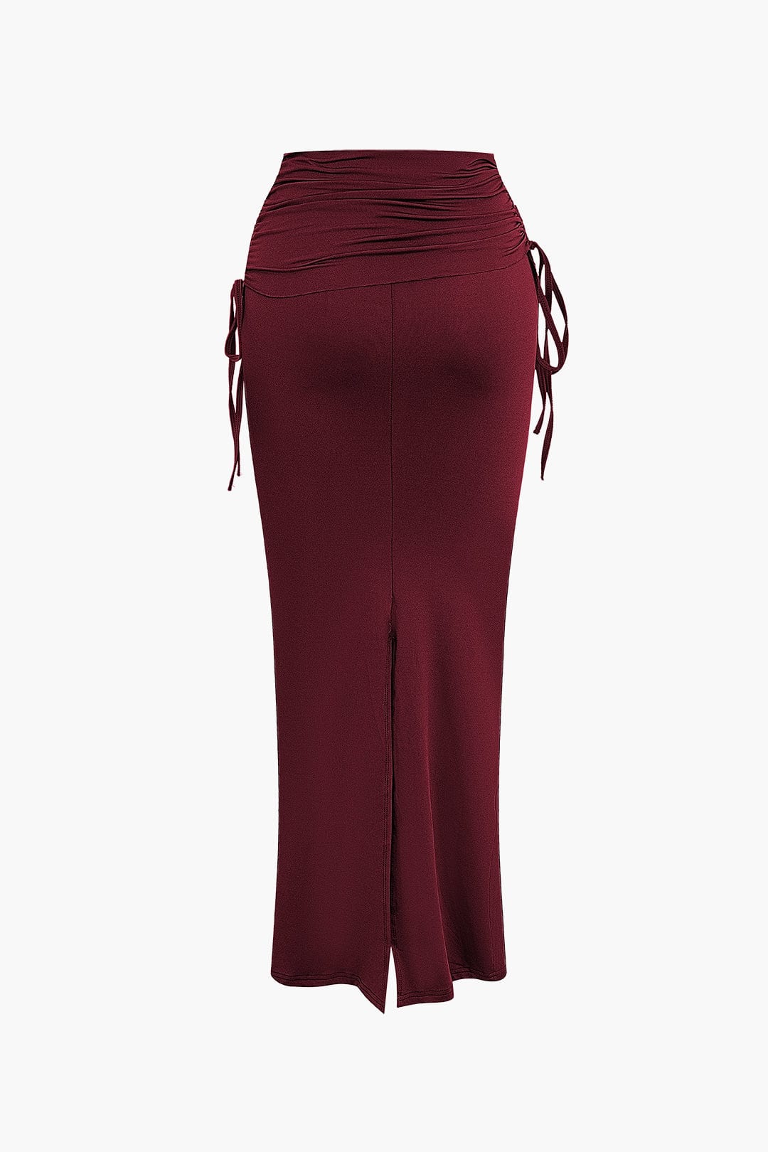 Melody | Asymmetrisches Zweiteiler-Set mit One-Shoulder Crop-Top & Maxi-Rock - Image 14