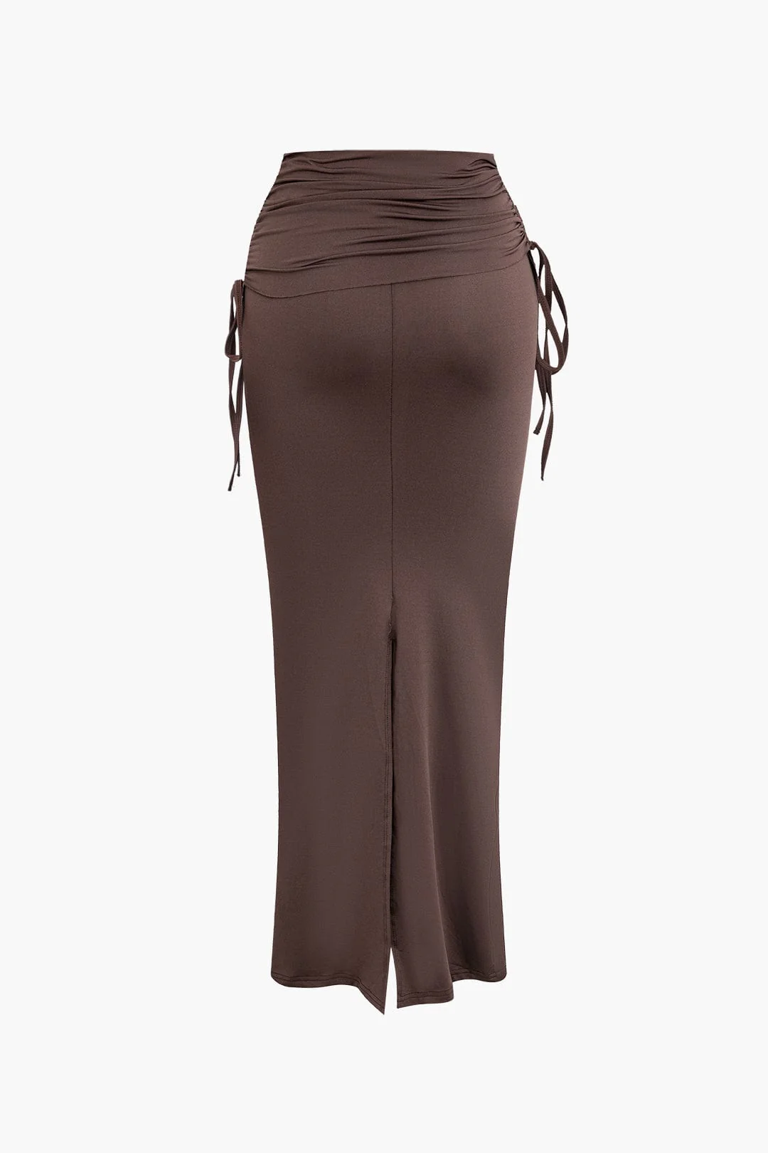 Melody | Asymmetrisches Zweiteiler-Set mit One-Shoulder Crop-Top & Maxi-Rock - Image 4