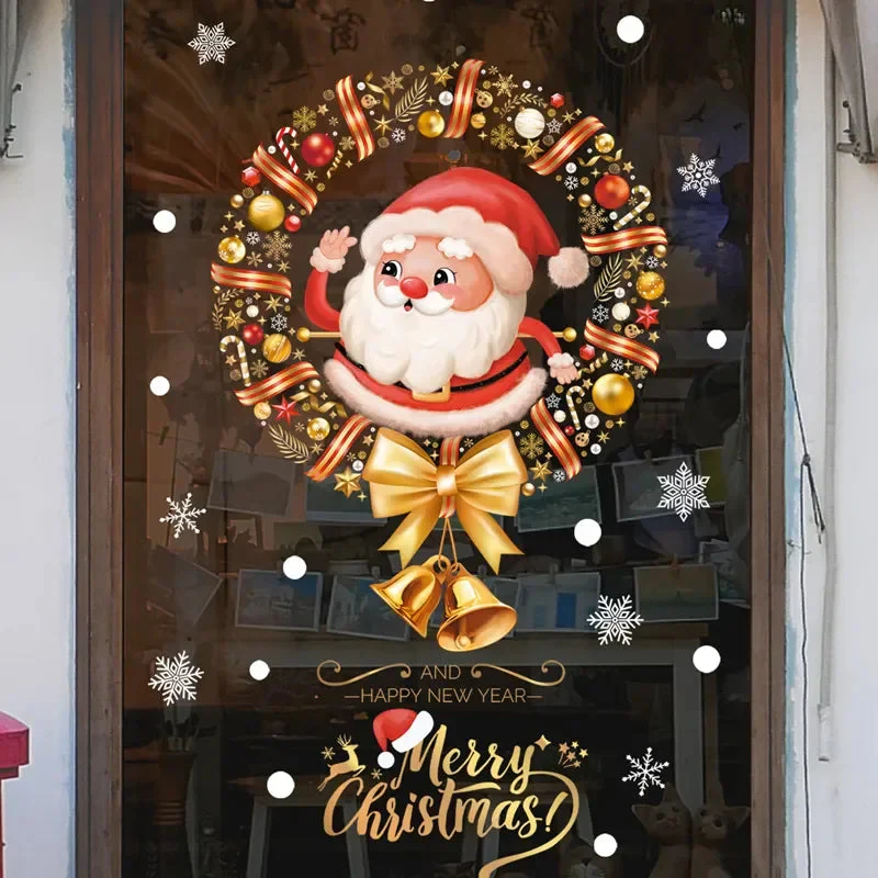 MerryScenes | Transparente Glasaufkleber für festliche Fenster - Image 2