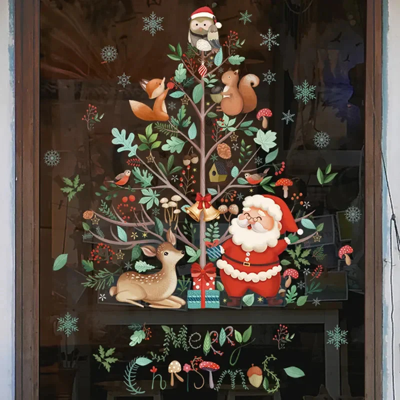 MerryScenes | Transparente Glasaufkleber für festliche Fenster - Image 3