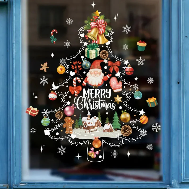 MerryScenes | Transparente Glasaufkleber für festliche Fenster - Image 7