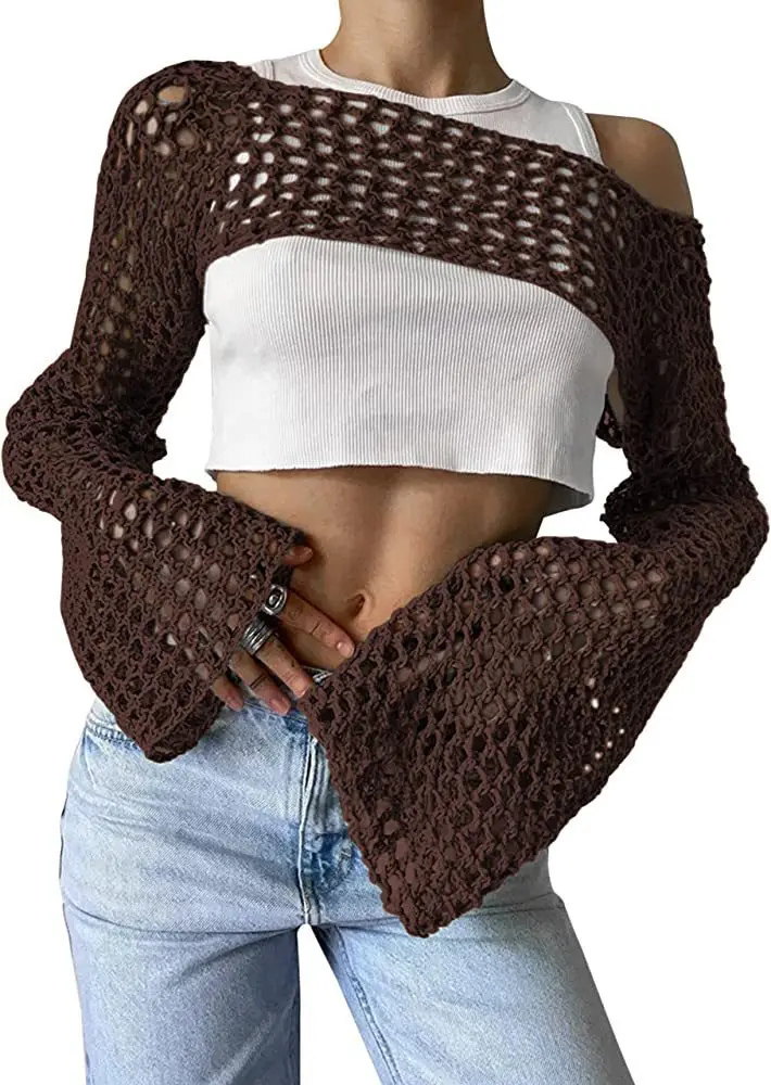 Mesh Crop Oberteil für Damen - Image 10
