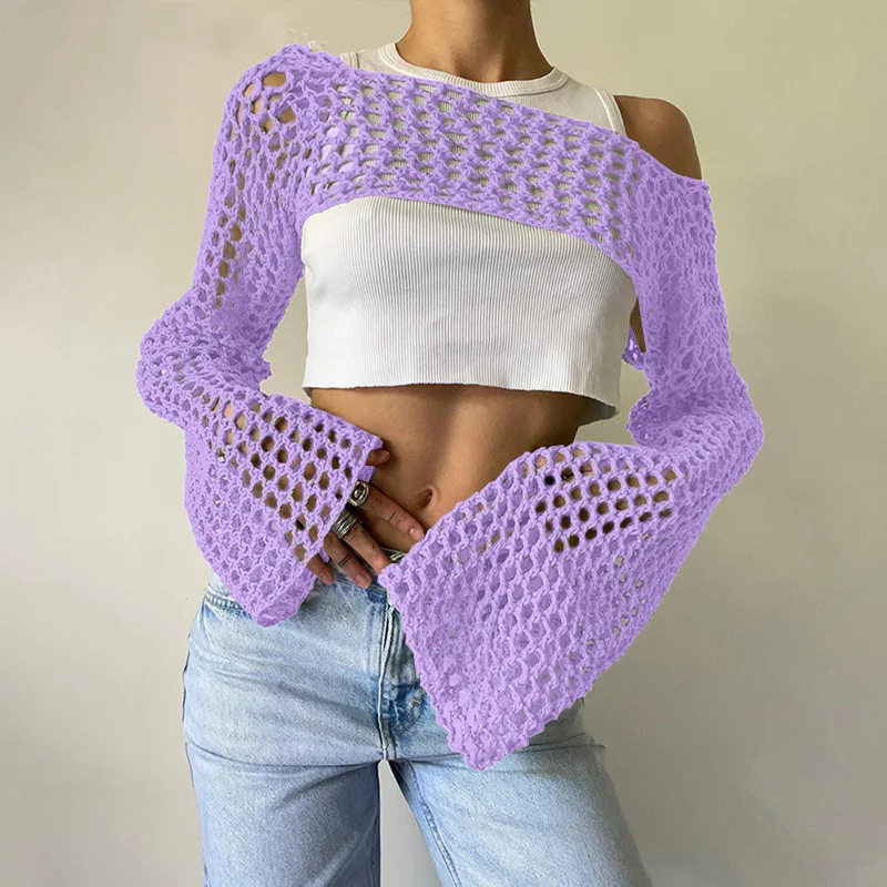 Mesh Crop Oberteil für Damen - Image 11