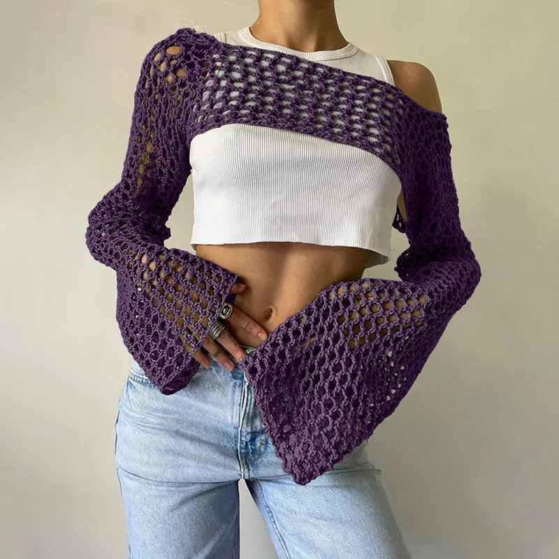 Mesh Crop Oberteil für Damen - Image 12