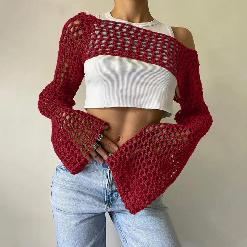 Mesh Crop Oberteil für Damen - Image 13