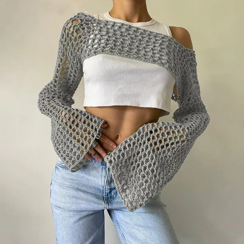 Mesh Crop Oberteil für Damen - Image 14
