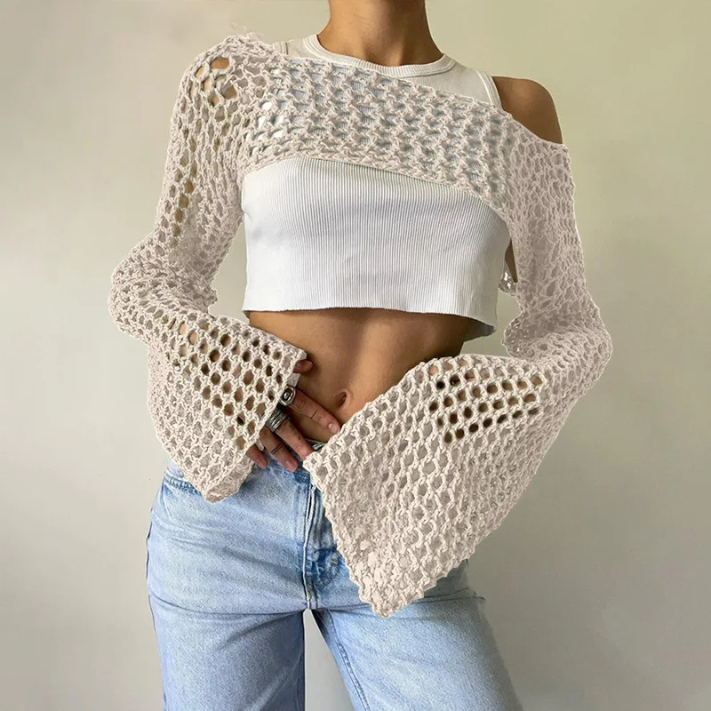 Mesh Crop Oberteil für Damen - Image 15