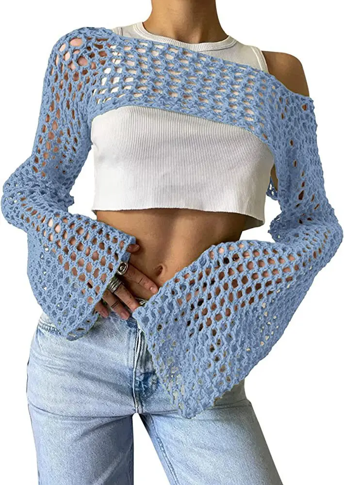 Mesh Crop Oberteil für Damen - Image 5