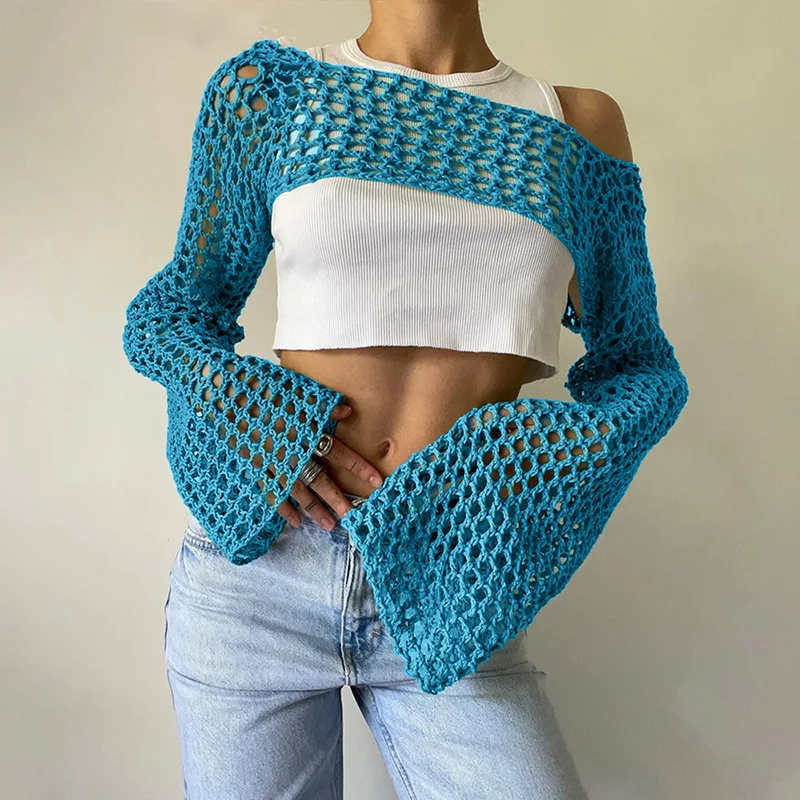 Mesh Crop Oberteil für Damen - Image 6