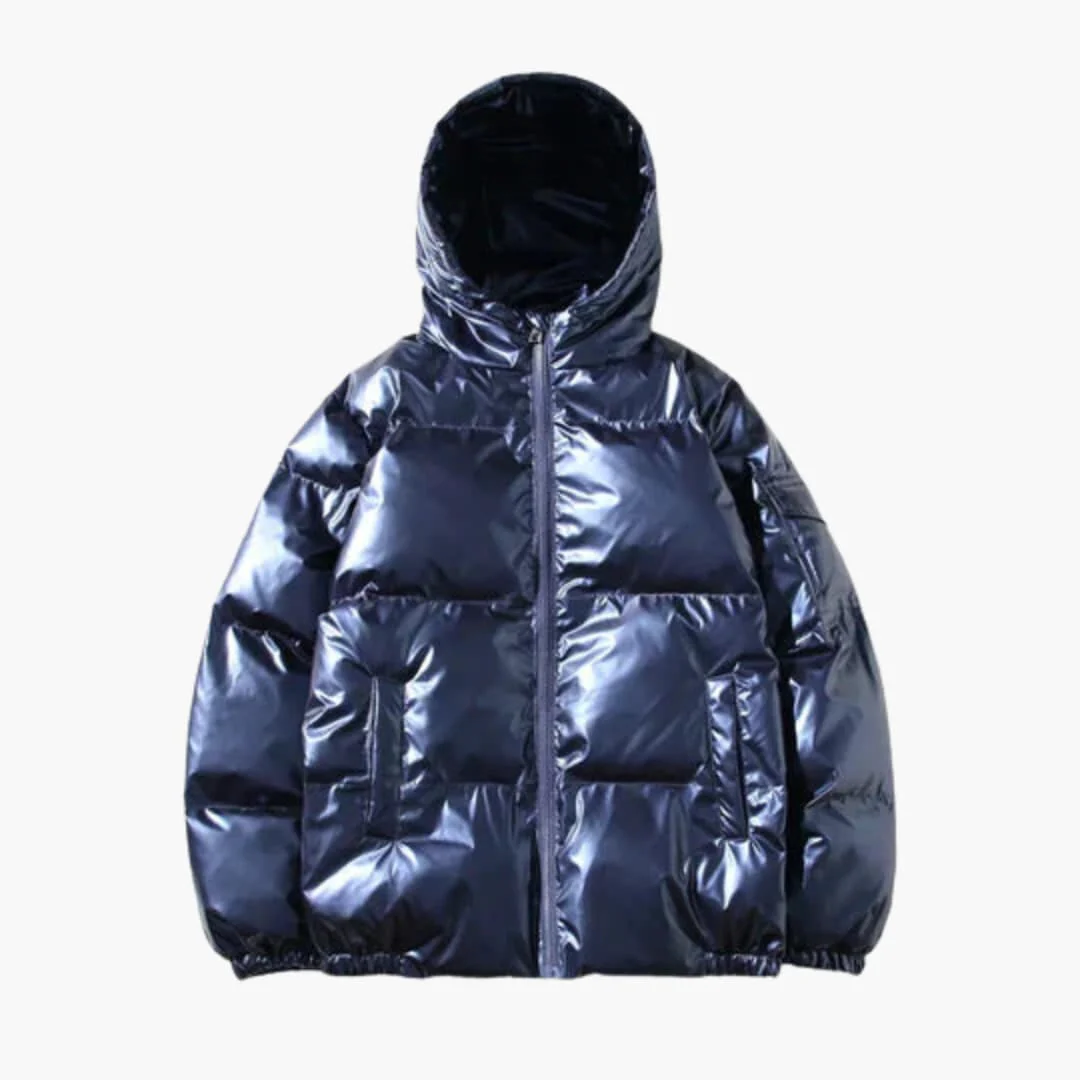 Metallic Winter Pufferjacke für Herren - Image 2