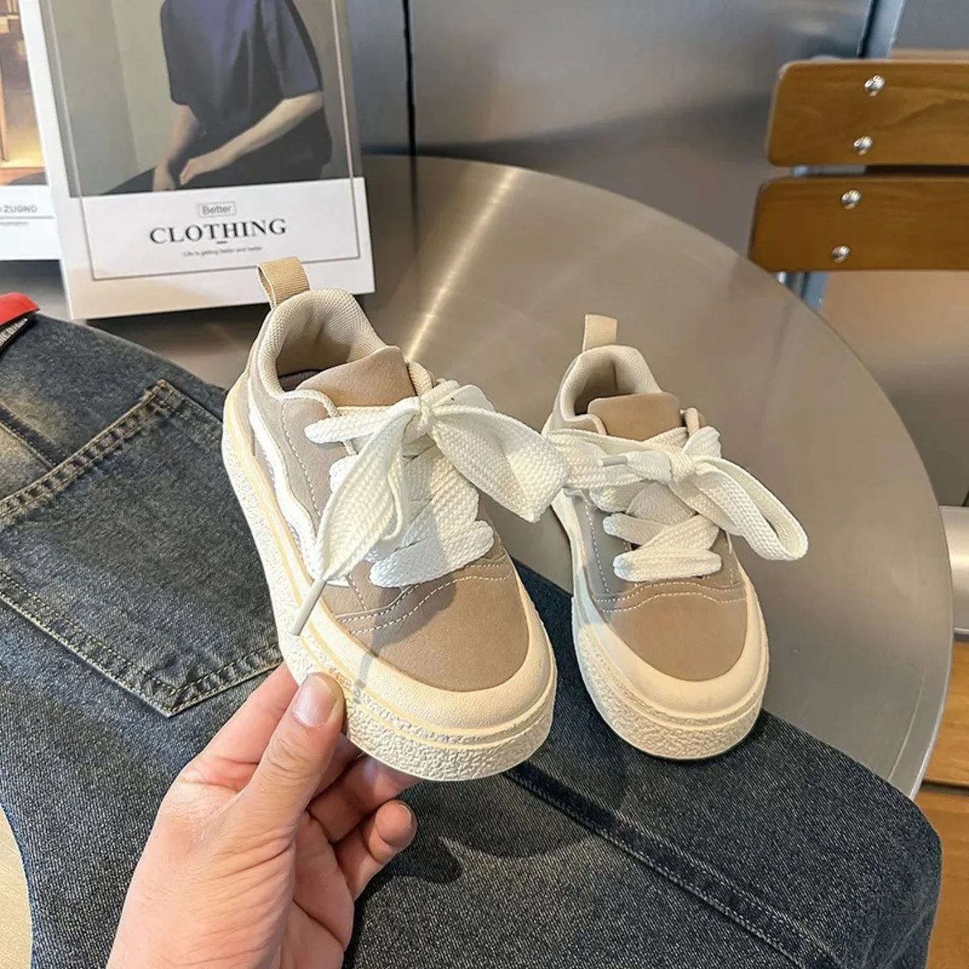Mia – Bequeme Kinder-Plateausneaker - Image 7