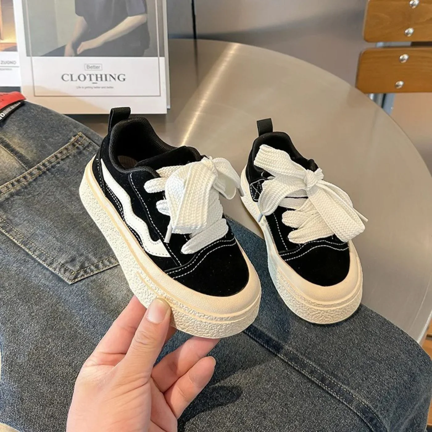 Mia – Bequeme Kinder-Plateausneaker - Image 8