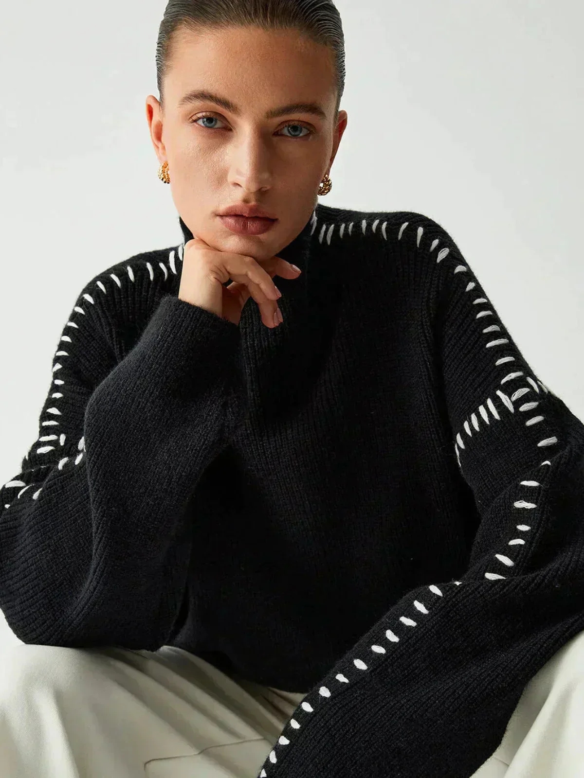 Mia™ | Cozy Oversized Sweater - Image 11