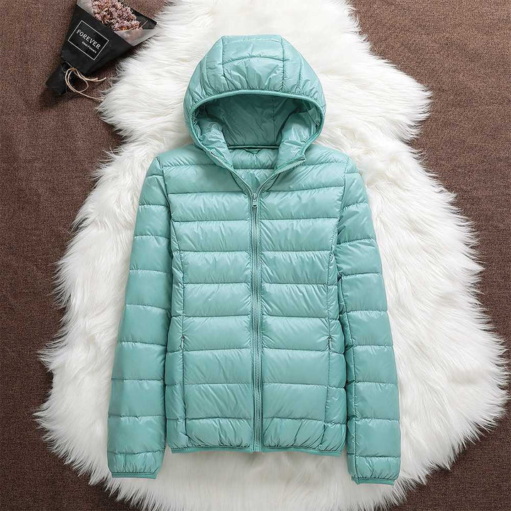 Mia – Damen Steppjacke Mit Kapuze - Image 9