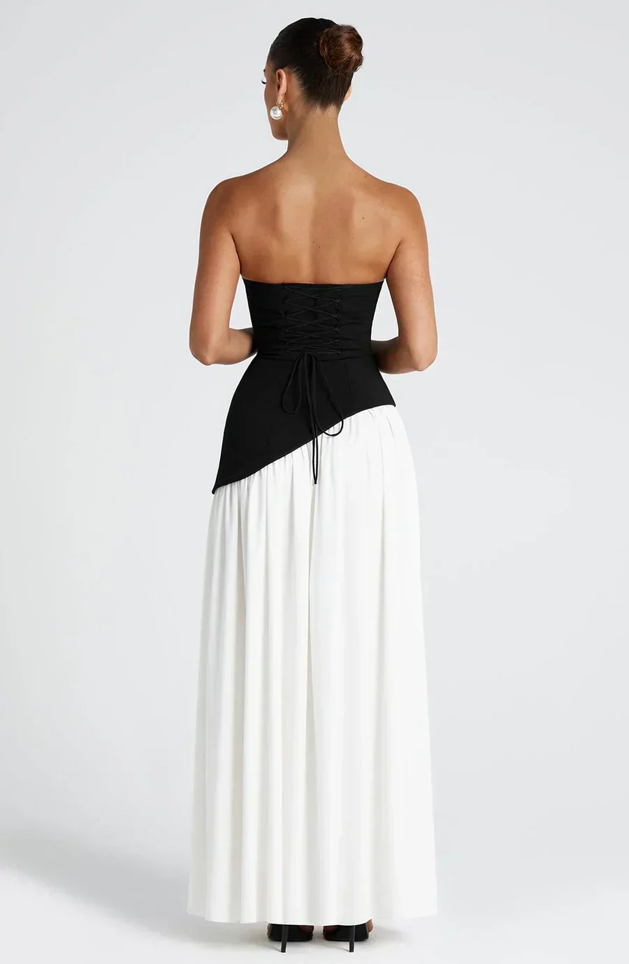 Micah | Elegantes Langes Kleid mit Schlitz - Image 4