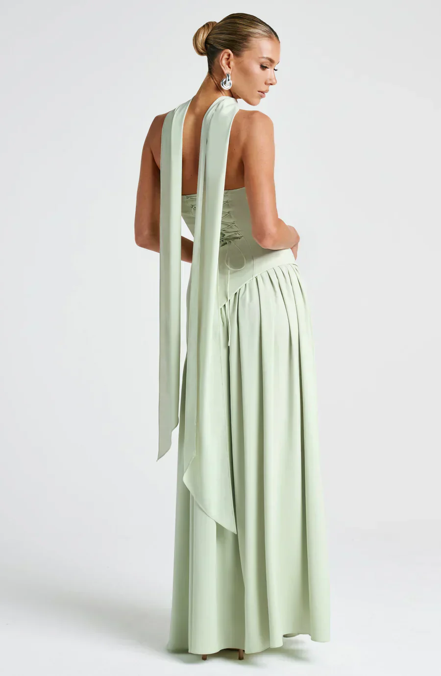 Micah | Elegantes Langes Kleid mit Schlitz - Image 7