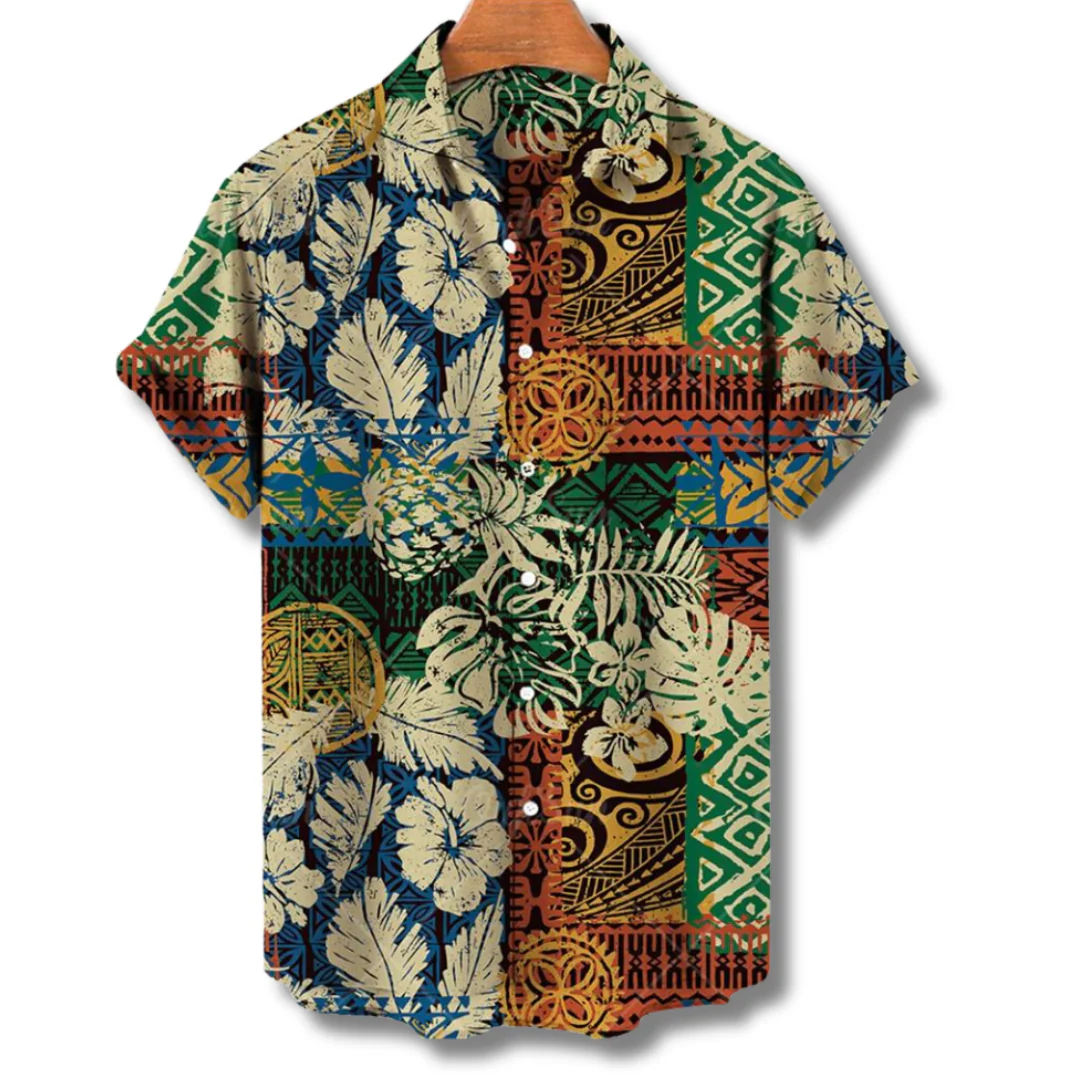 Michael | Hawaiianisches Kurzarmhemd mit floralem Allover-Print - Image 5