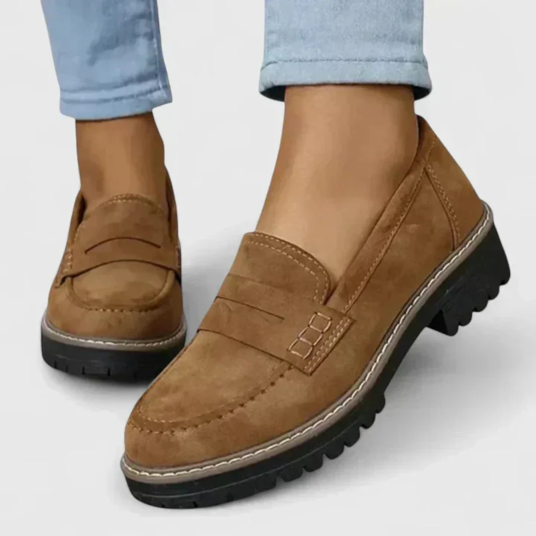Michaela | Damen Slip-On Chunky Loafer Schuhe - Image 4