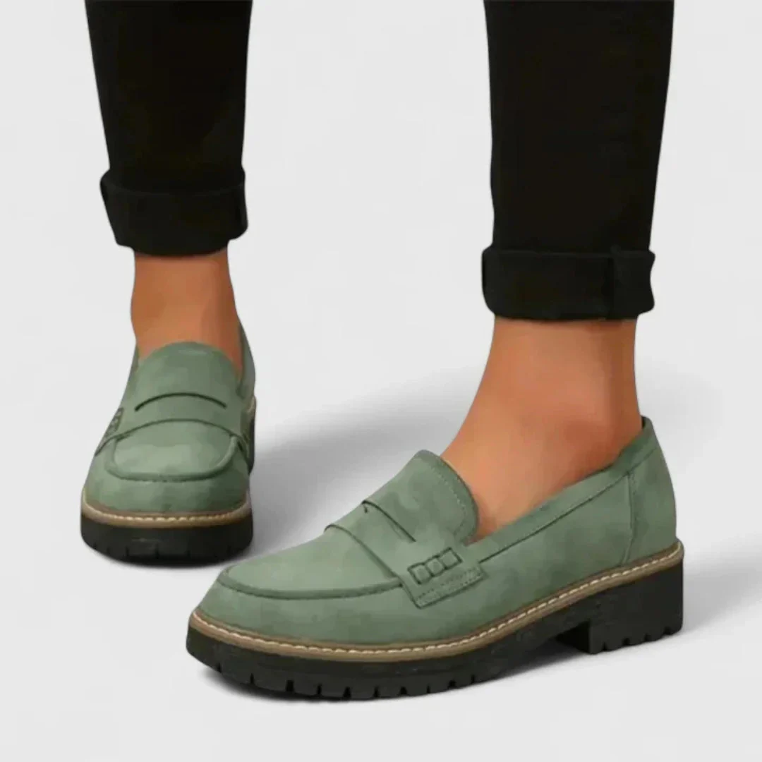 Michaela | Damen Slip-On Chunky Loafer Schuhe - Image 5