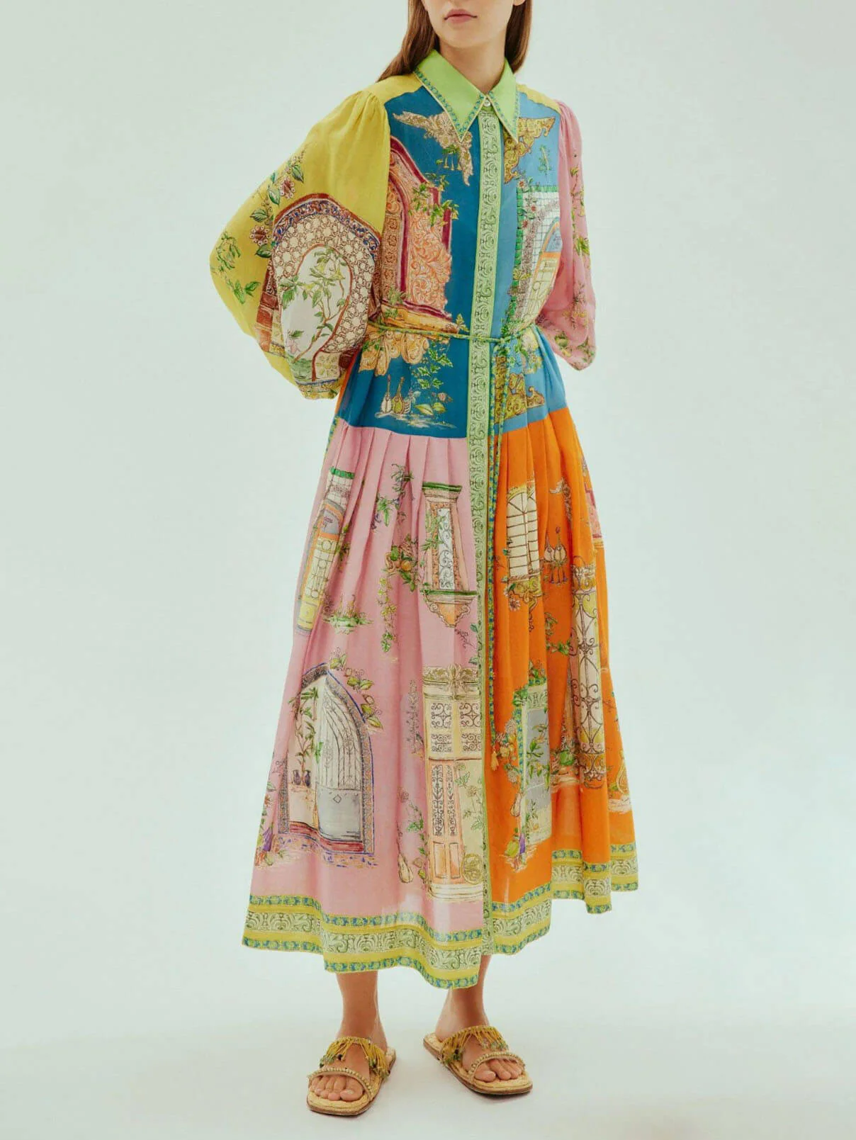 Midikleid Postkarten Sommer - Image 4