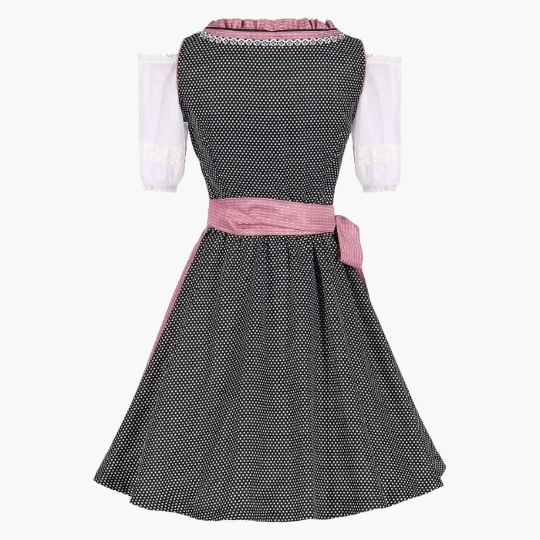 Mieder-Dirndl Kleid mit Schnürung für Damen - Oktoberfest 2025 - Image 3