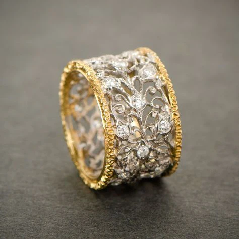 Mika - Vintage Zirkonia Efeu Ring - Image 2
